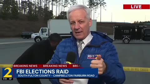 BREAKING 🚨 FBI ELECTIONS RAID SOUTH FULTON COUNTY - CAMPBELLTON FAIRBURN ROAD