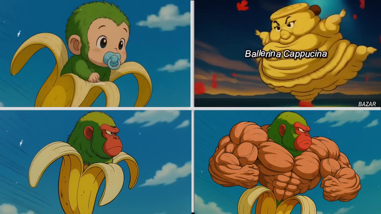 BRAINROT: Anime Opening Original Vs FAT Vs BABY Vs Bodybuilder