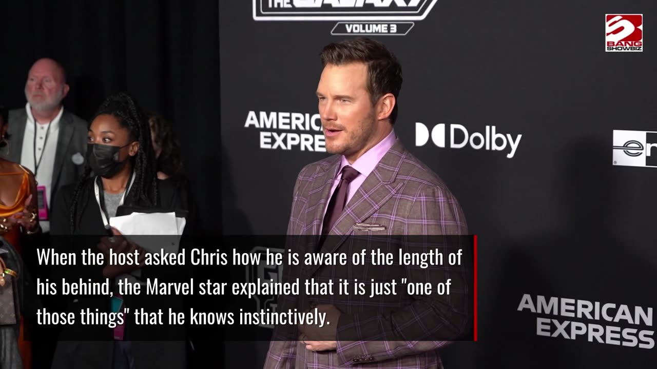 Chris Pratt says his newborn son has inherited his 'long butt crack'