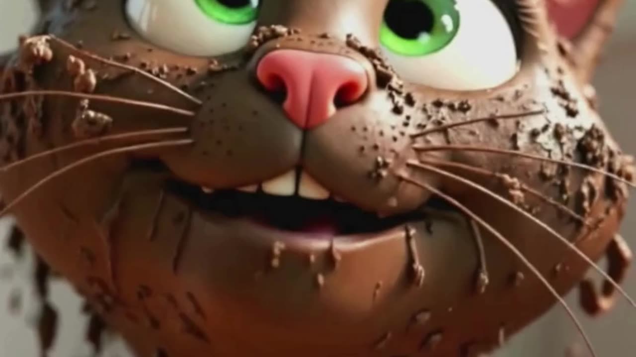 FUNNY CAT TABBY PLAYS IN THE MUD 😺