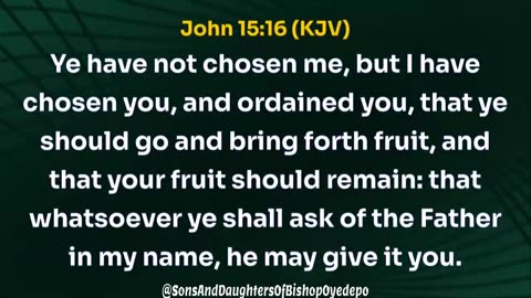 God rewards results obtained not effort made