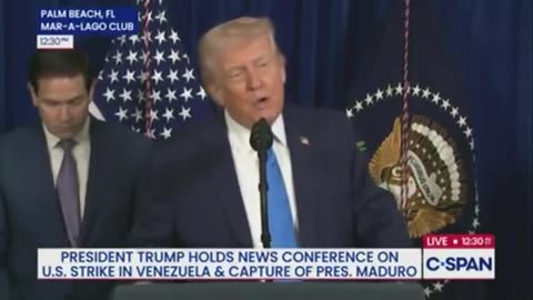 President Trump says the United States running Venezuela will cost $0 DOLLARS