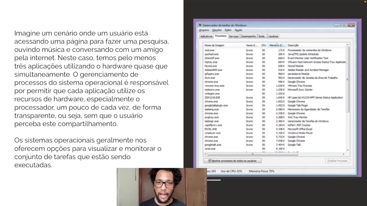 Módulo I - Introdução, sistemas e aplic - Aula 08 - Principais funções de um sistema operacional