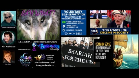 SAY WHAT SHOW 11/15/2025 - Losing Britain to Invisible Vistors