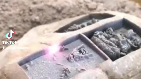 Is this how they used 3d laser technology to build old cities like Petra
