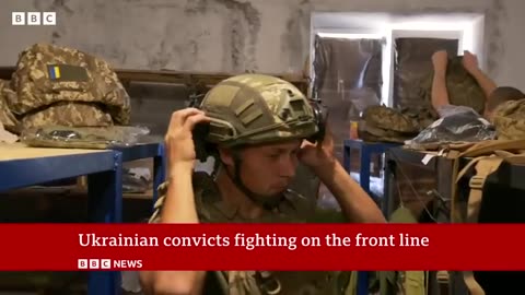 The Ukrainian convicts swapping jail for the battlefield