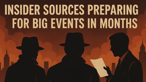 Insider Sources Preparing For Big Events In Months