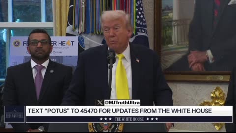 President Trump side-eyes Pam Bondi and says he hopes they’re looking into Adam Schiff