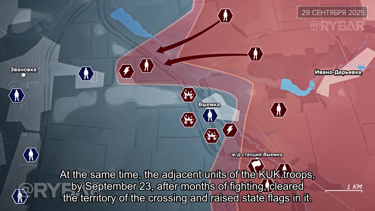 🇷🇺 🏹 🎣 Rybar’s Analysis: Battles for Serebryanka and Liberation of Zvanovka