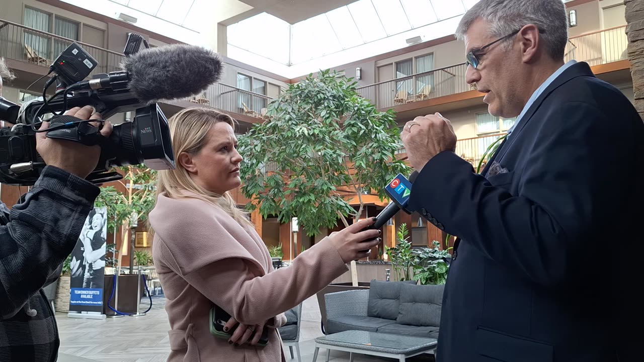 CTV interview with Dr. Byram Bridle at AIOT press conference March 3 2025