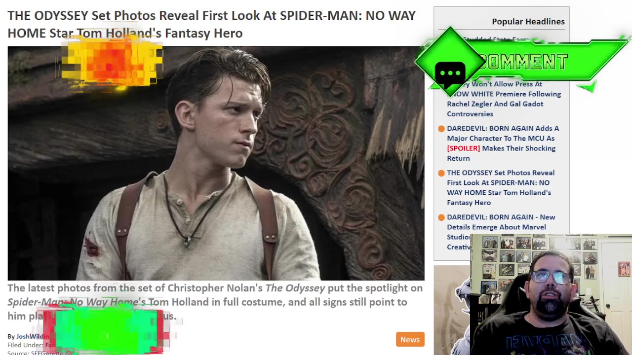 First Look At Tom Holland In Odyssey Movie