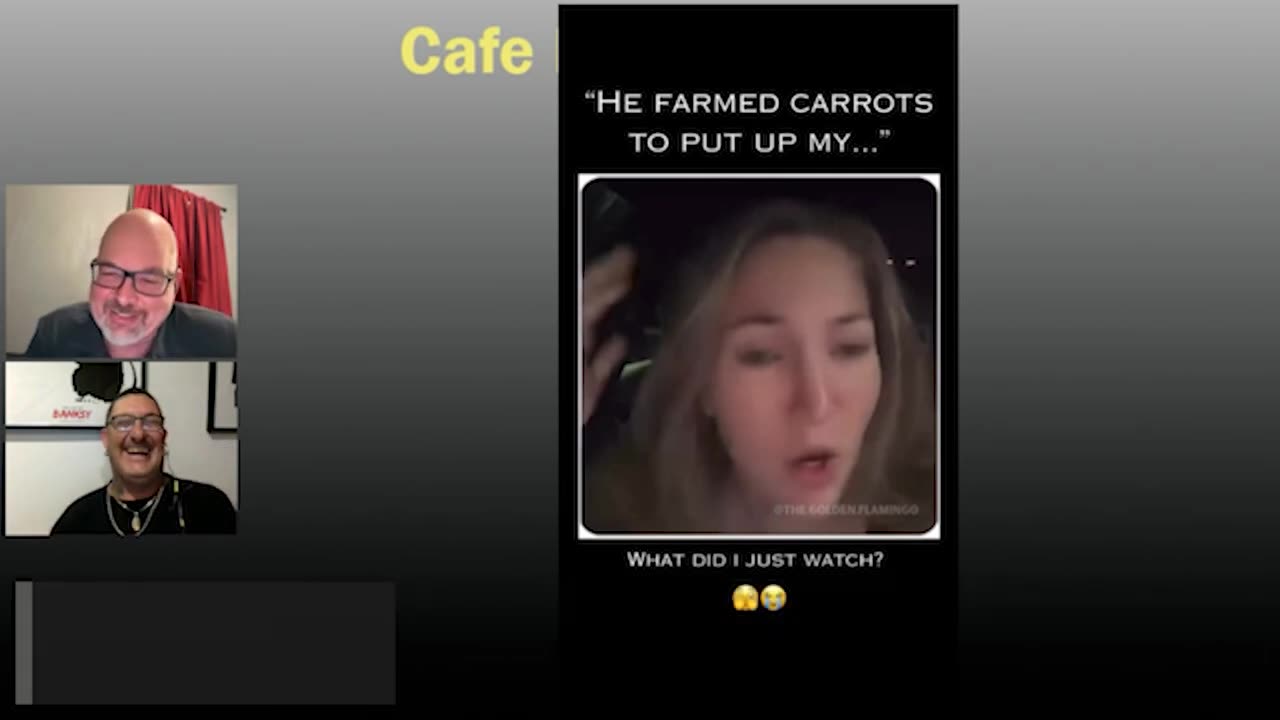 Carrots in her butt - from WTF LIVE 121