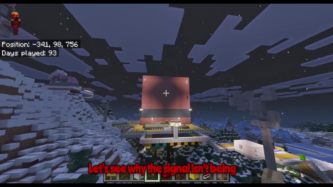WORKING Weather Forecast in Minecraft! 🌦️ (Redstone + Commands)