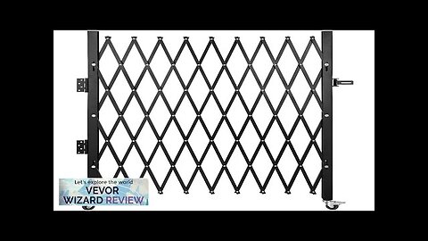 VEVOR Single Folding Security Gate 50" H x 75" W Folding Door Review