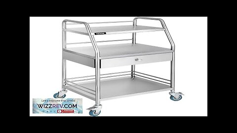 VEVOR Utility Cart with Wheels Rolling Cart Commercial Wheel Dental Lab Cart Review