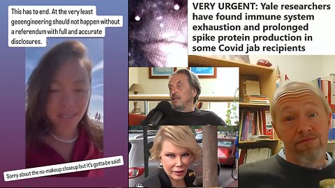 ( -0855 ) Today the Question Isn't, "Do You Believe in 'Conspiracy Theories'?", the Question is Who Doesn't ( Yale Preprint of Study Says Spike Protein is Present 709 Days After mRNA Covid-19 Vaccines... )