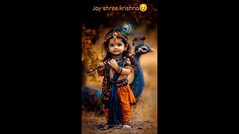 Jay shree krishna😇 #trend reel short bhakti