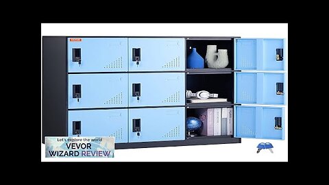 VEVOR Metal Locker for Employees 9 Doors Storage Cabinet with Card Slot Review