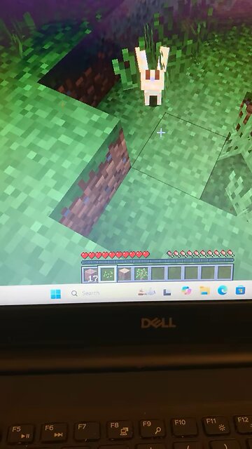 Bad bunny performing at the superbowl in Minecraft 2026