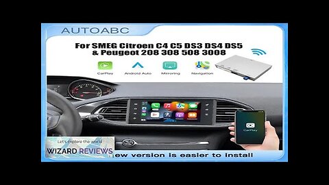 Wireless Apple Carplay and Android Auto for Peugeot 208 308 508 3008 Review