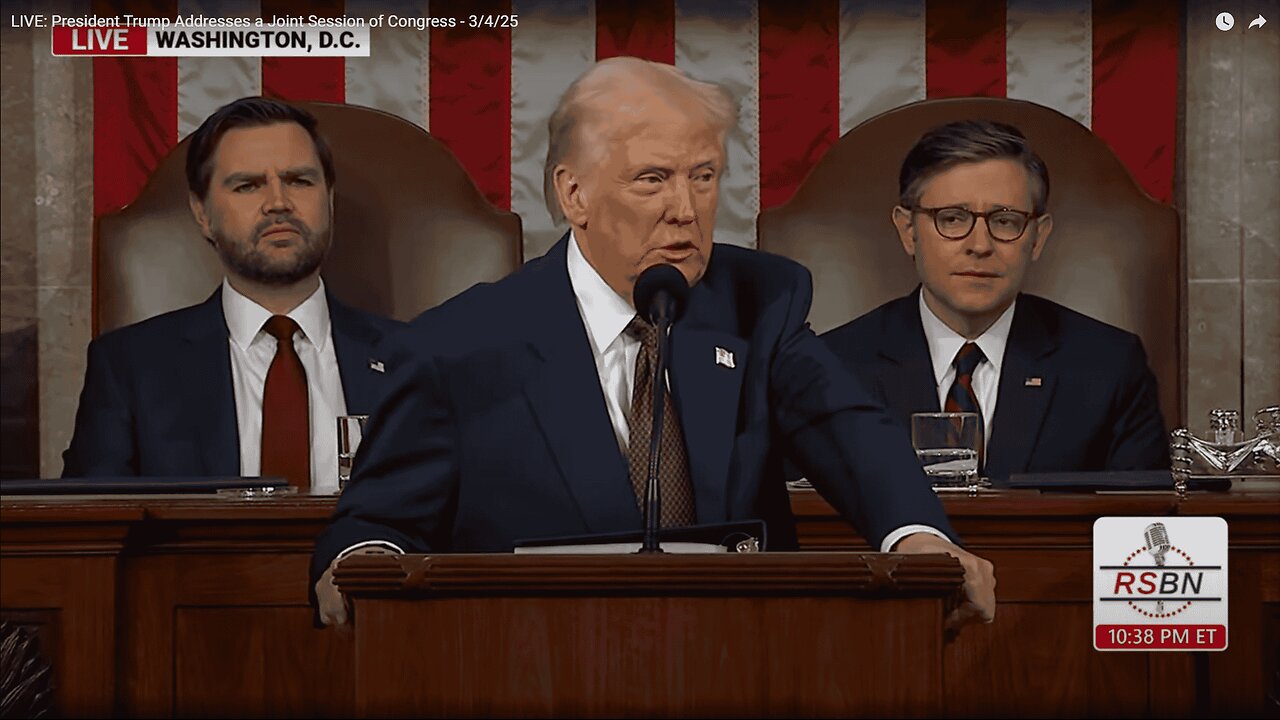 LIVE: President Trump Addresses Joint Session of Congress