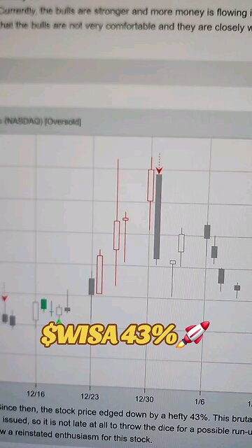 $WISA 43%🚀