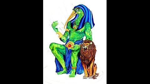 Thoth painting timelapse