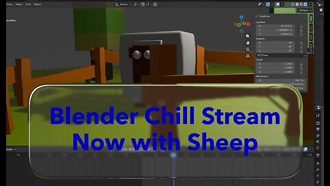 Blender Chill Stream - With Sheep