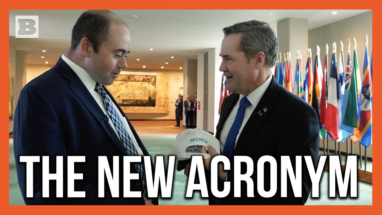 Make U.N. Great Again! Mike Waltz Shows Off the Hall of Flags at the United Nations