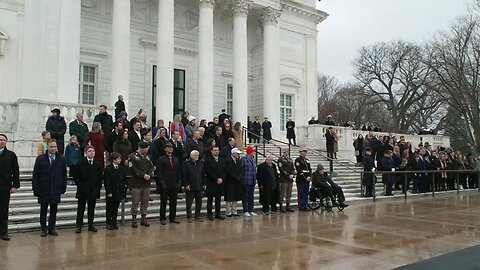 President Trump visits Arlington National Cemetery