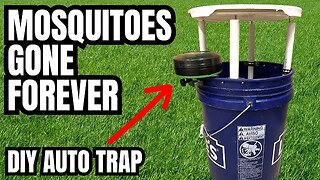 This DIY Mosquito Trap Works Automatically | MONTHS WITHOUT A BITE!!! (Video)