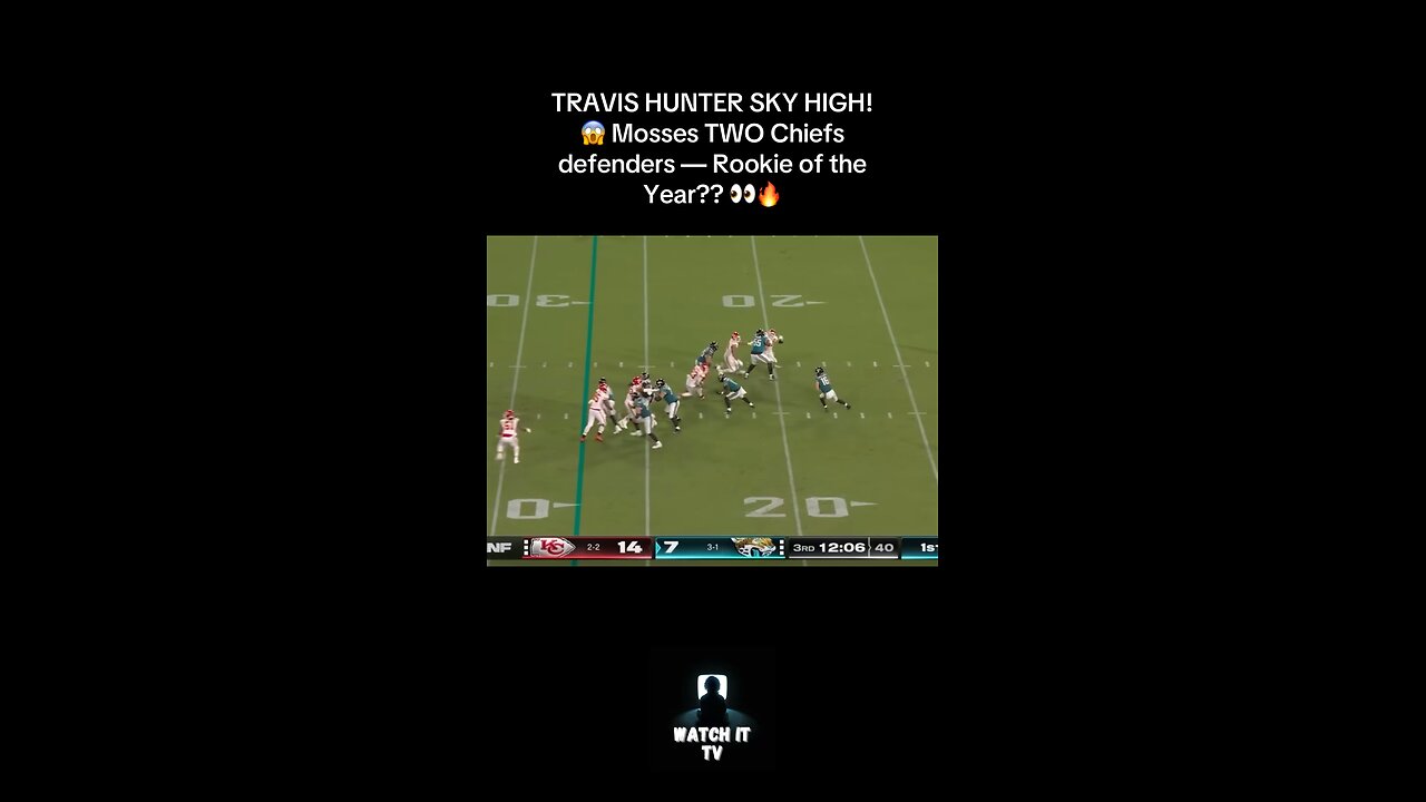 Travis Hunter MOSSING Two Chiefs Defenders! 😱 Unreal Catch — Rookie of the Year??
