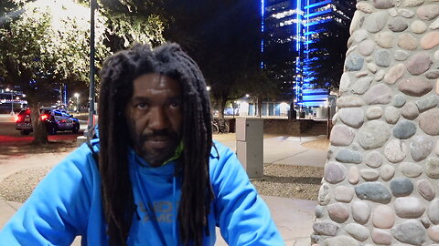 Jason AKA Versus, 42 and says he lost his security job in CA and has been homeless in AZ since