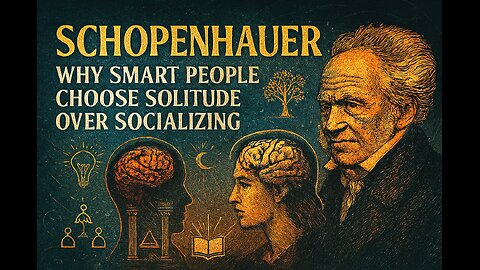 Schopenhauer's Truth: Why Smart People Choose Solitude Over Socializing