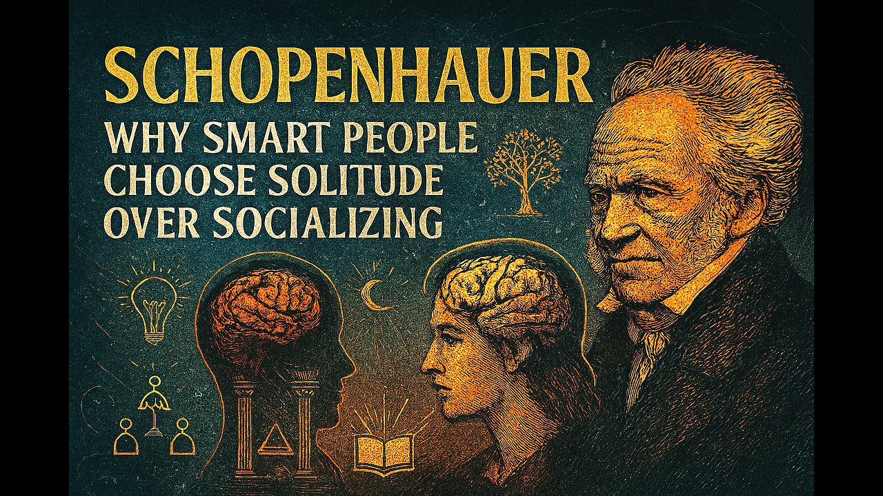 Schopenhauer's Truth: Why Smart People Choose Solitude Over Socializing