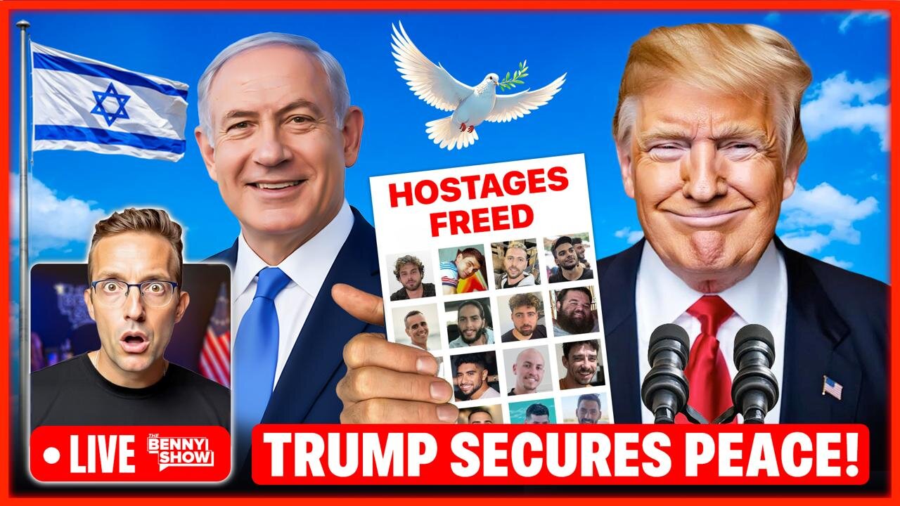 Trump LIVE in EGYPT Right Now After Bringing PEACE To The Middle East | Hostages Released: War OVER