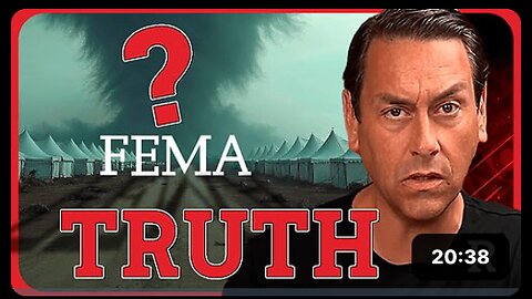 "The TRUTH is coming out in FEMA's shady corruption" It's bigger than we thought | Redacted