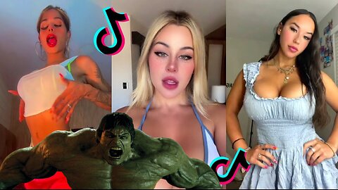 Hulk has Absolutely no Self Control for TikTok Baddies showing their Butt