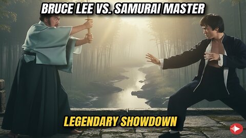 Bruce Lee Vs Samurai Master ⚔️ Legendary Showdown 🔥 Epic Classic Fight Scene Must-See
