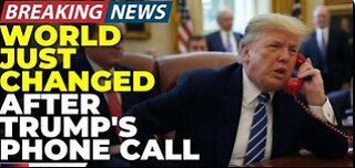 🚨BREAKING: Nobody Could Believe What Happened After Trump Made This One Phone Call Today