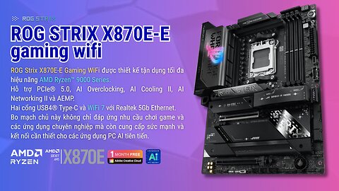 🔥Future-Proof AM5! | ROG STRIX X870E-E WIFI
