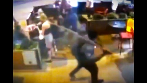 Savage Negro Attacks Whites With Tree