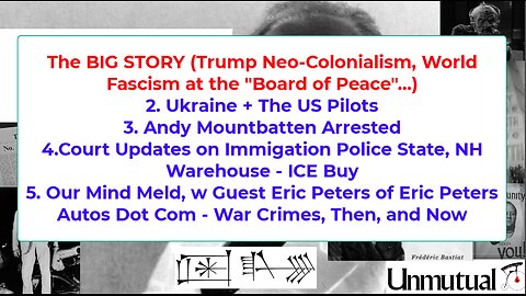 Liberty Conspiracy LIVE 2-19-26 Trump Fascist Board of Peace, + Eric Peters!