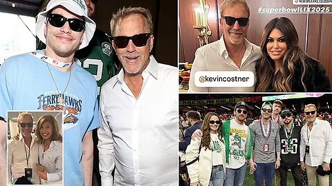 Kevin Costner’s Star-Packed Super Bowl Weekend