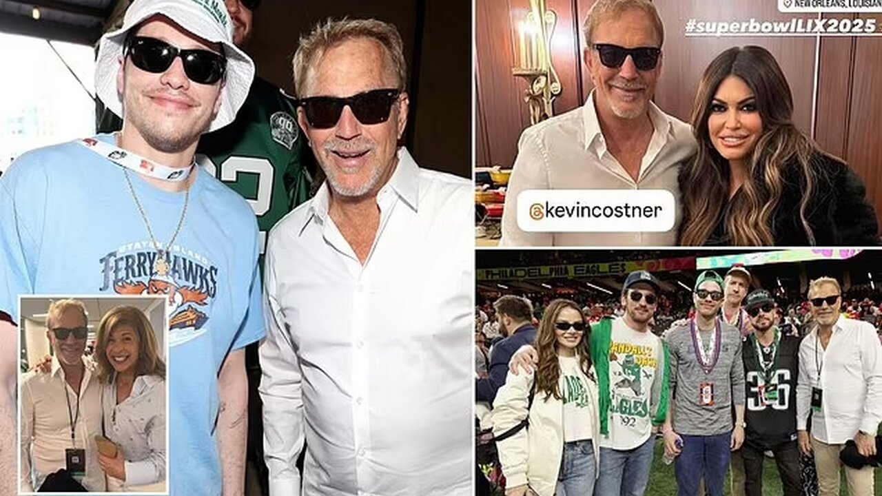 Kevin Costner’s Star-Packed Super Bowl Weekend