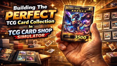 Building The PERFECT TCG Card Collection In TCG CARD SHOP SIMULATOR