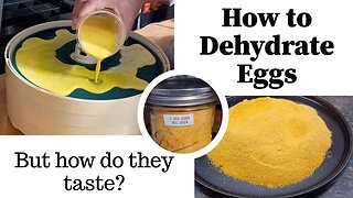 Dehydrated Eggs, Shelf-Stable & Great for Long-Term Storage + a Taste Test!