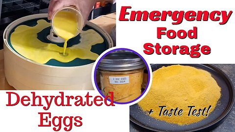 Dehydrated Eggs, Shelf-Stable & Great for Long-Term Storage + a Taste Test!