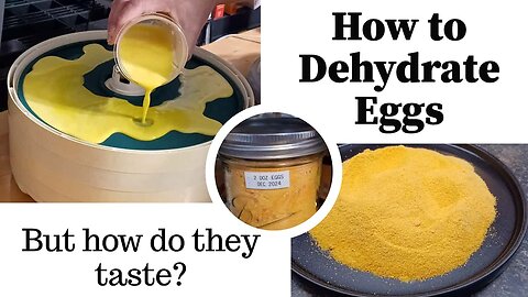 Dehydrated Eggs, Shelf-Stable & Great for Long-Term Storage + a Taste Test!