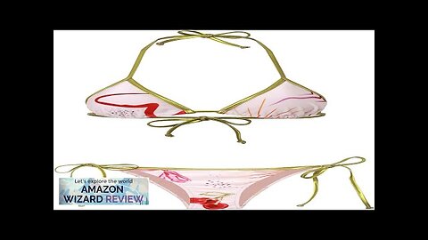 ADRIANA DEGREAS Store ADRIANA DEGREAS Fantasy Metallic Triangle Bikini With TiesClassic Review